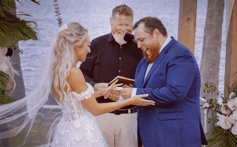 See Photos Of Luke Combs And Nicole Hocking's Intimate Florida Wedding ...