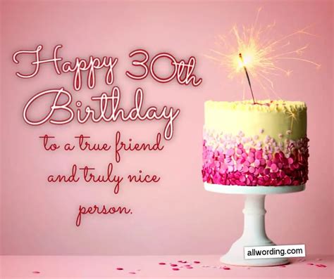 30 Ways to Wish Someone a Happy 30th Birthday » AllWording.com