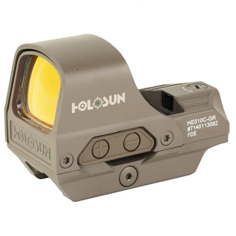 Holosun HS510C FDE Green Dot Open Reflex Sight