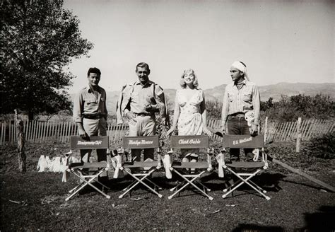 Impeccable cast of Misfits ..Eli Wallach, Clark Gable, Marilyn Monroe ...