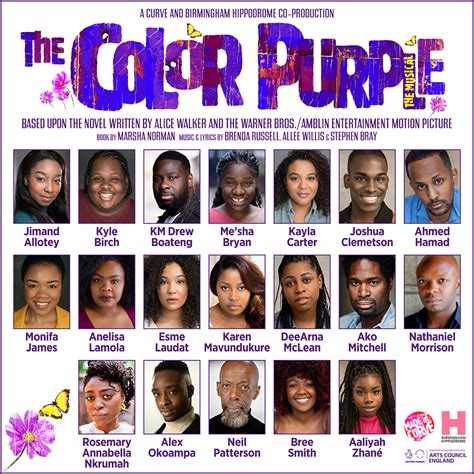 THE COLOR PURPLE – UK TOUR – CAST & CREATIVES ANNOUNCED – Theatre Fan