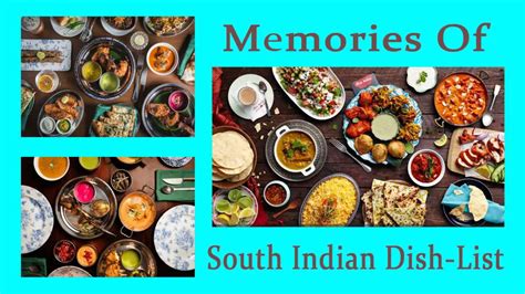 Top 20 Unforgettable Memories Of South Indian Dish-List - Crazy Masala Food