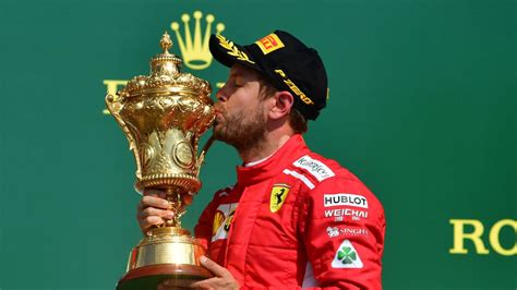 Sebastian Vettel wins British Grand Prix after Lewis Hamilton spins at start - Eurosport