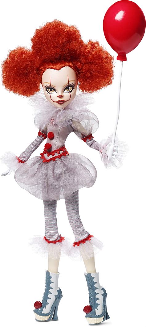 Buy Monster High - IT Pennywise Collector Doll (12-inch) Collectible Doll Wearing Clown Costume ...