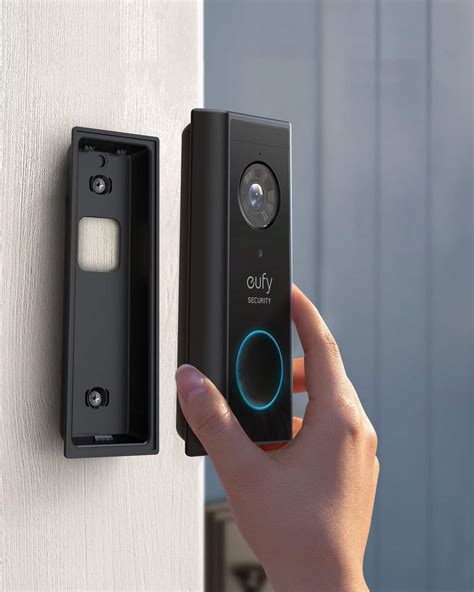 eufy Security Smart Wi-Fi Add On Video Doorbell 2K Black T82101W1 - Best Buy