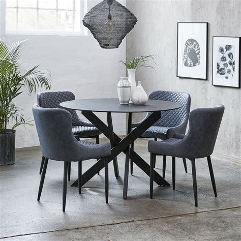 Round Dining Table For 4 Glass ~ Dining Modern Set Chairs Gloss Table Round High Glass Clear ...