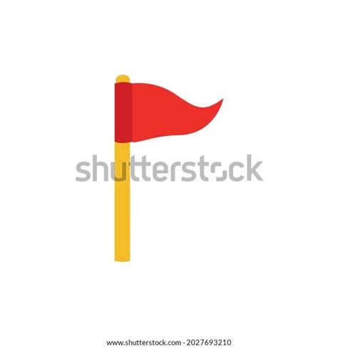 Red Flag Illustration Emoji Vector Stock Vector (Royalty Free ...