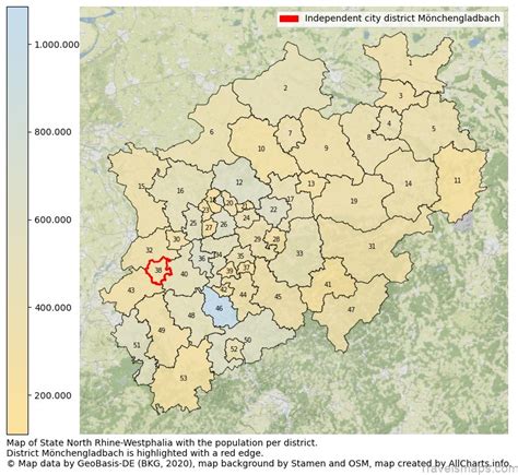 Map of Mönchengladbach: A Travel Guide For Tourists - TravelsMaps.Com