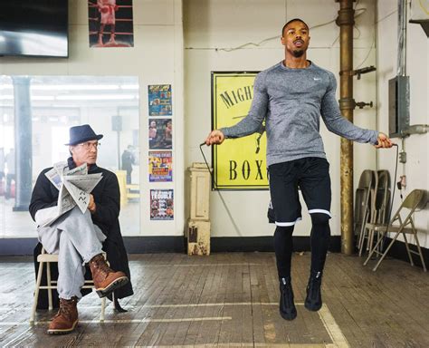 Michael B. Jordan Creed Workout Gear Outfits Photos | GQ