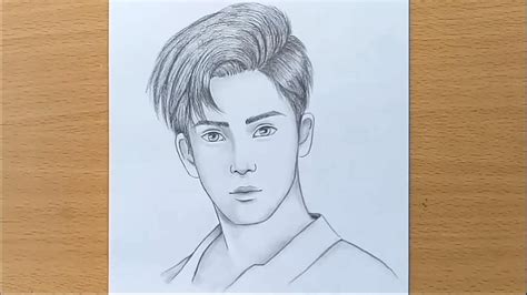 How To Draw A Boy Sketch Boy Pencil Drawing Side Face Drawing | Images ...