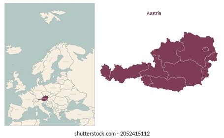 Switzerland Map Map Switzerland Neighboring Countries 库存矢量图（免版税 ...