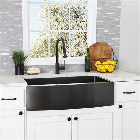 Stainless Steel 33 Inch Single Bowl Apron Front Farmhouse Kitchen Sink