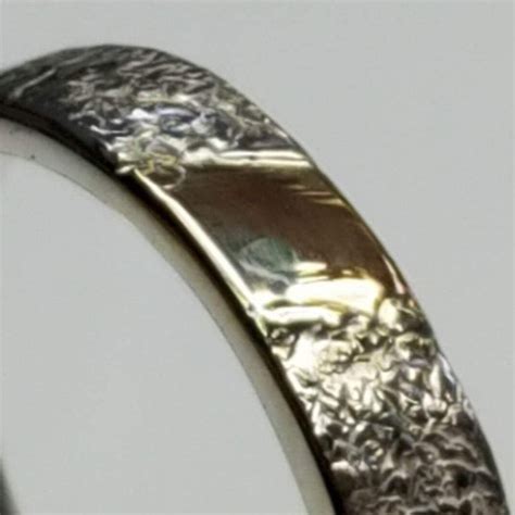 Gold inlay jewelry | corrugated ring | handcrafted | NineAmulets - Nine ...