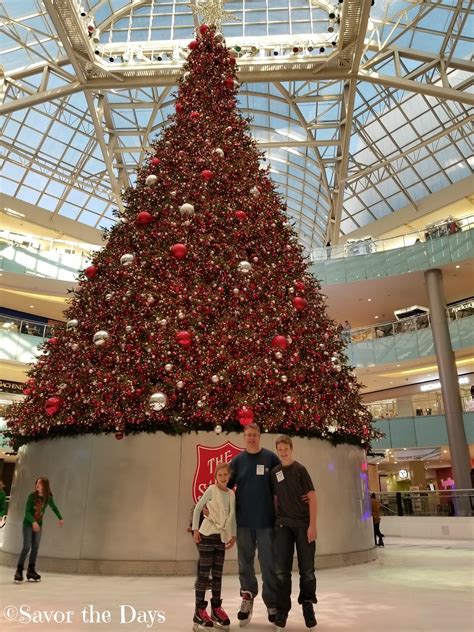 Savor The Days: Ice Skating at the Dallas Galleria