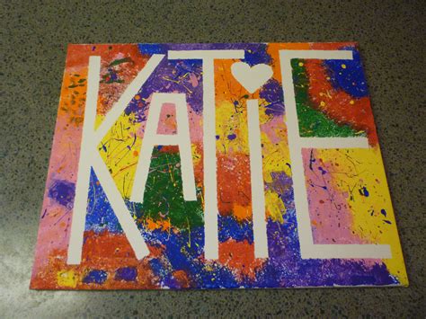 A project from our Crafty Board. Katie and I love colorful! Fun to experiment with the tape and ...