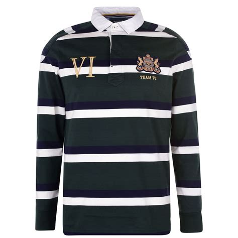 Howick | Long Sleeve Rugby Polo Shirt | Long Sleeve Polos | House of Fraser