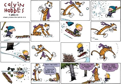 Calvin’s Winter Olympics | GoComics.com | Calvin and hobbes comics ...