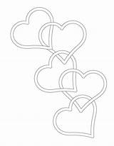 Heart Shapes Coloring Pages Printable For Adults And Kids sketch template