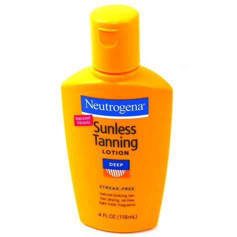 Tanning Lotion Cream Sunless Neutrogena Streak Free Bottle Deep Natural 118ml | eBay