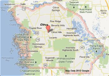 Citrus Springs Florida Map - Sarah Cornelle