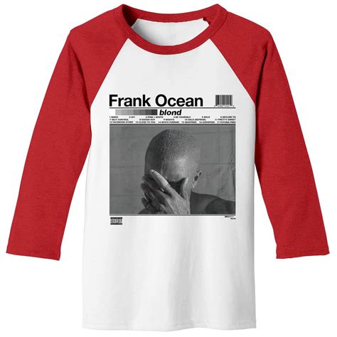 Frank Ocean Baseball Tees, Frank Ocean Blond, Frank Ocean Merch sold by ...