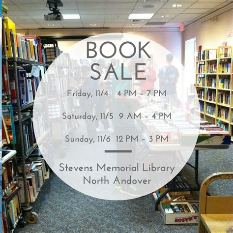 Book Sale - Stevens Memorial Library North Andover