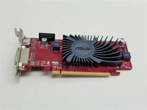 Used Asus AMD Radeon HD 5450 1GB DDR3 PCI-E x16 2.1 Low Profile Desktop ...