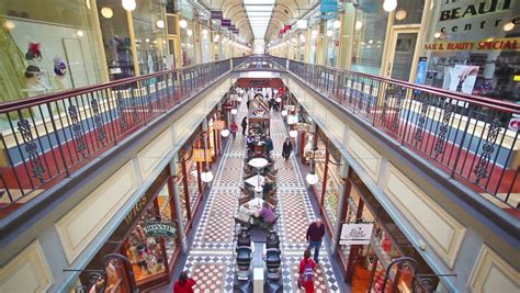 Adelaide, Australia - Jun 19: People Shopping In Adelaide Arcade On Jun 19, 2014. Adelaide ...