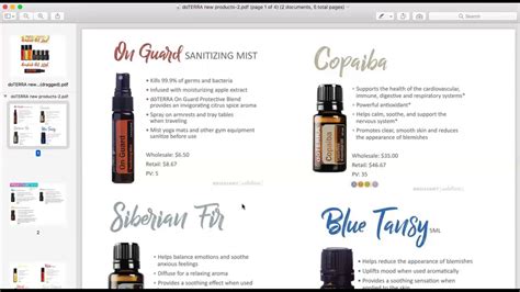 doTERRA new products launch October 2017 - YouTube