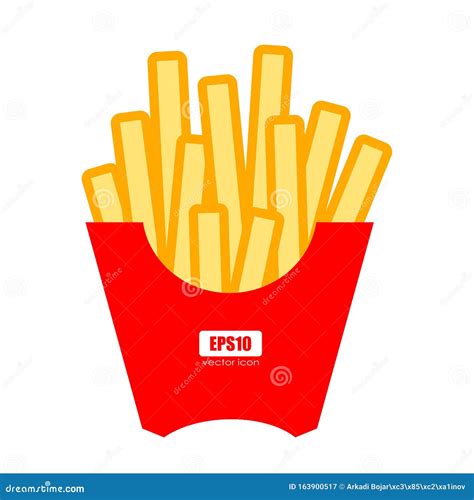 French Fries Vector Cartoon | CartoonDealer.com #163900517