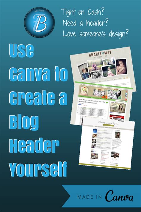 Using Canva to Create a Header for Your Blog