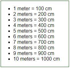 Cm To Meter Converter - 5 Meters To Feet Converter | 5 m To ft ...