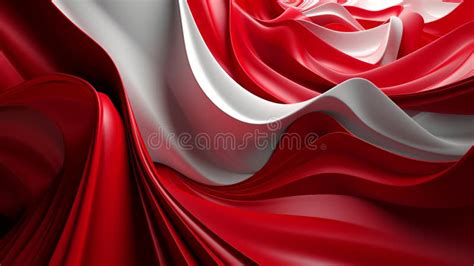 Paint Red and White Background in Modern Style on Soft Blue Background ...