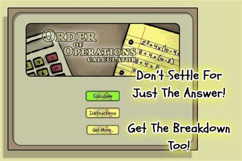 OoO Calc: Order of Operations Calculator (App)