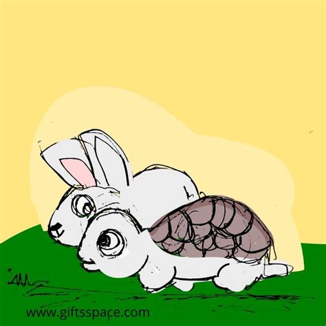 Clipart Hare And Tortoise Race