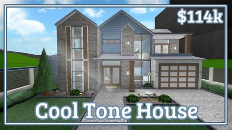 Bloxburg - Cool Tone House Speed-build - YouTube