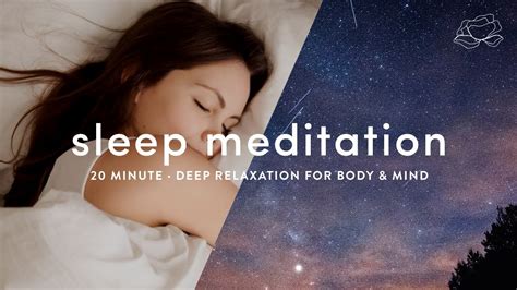 Guided Sleep Meditation & Deep Relaxation 🌙 - YouTube