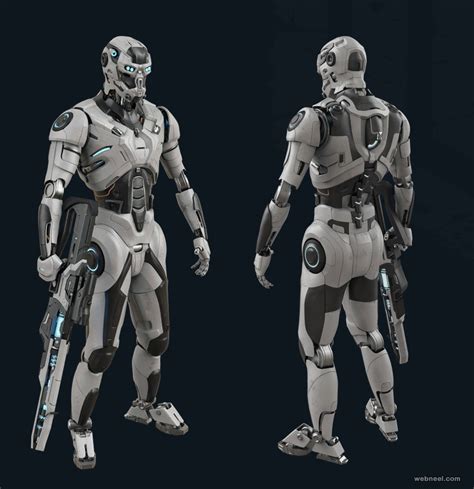 3d Model Humanoid Robot By Proximaroyale 4