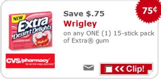 $0.75/1 Wrigley's Extra Gum Printable Coupon (FREE Gum!) - Deal Seeking Mom