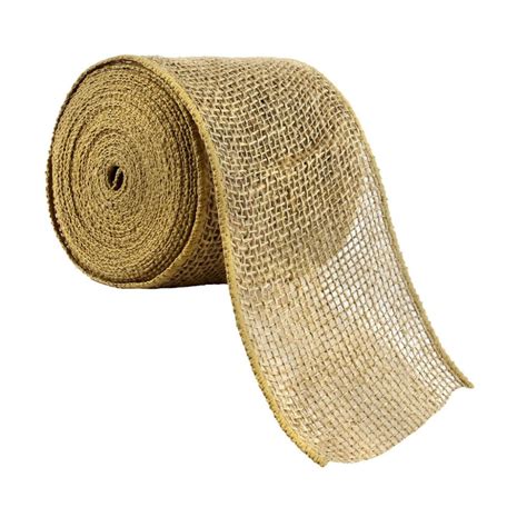 4" x 7yd. Burlap Wired Ribbon by Celebrate It® Occasions™ | Michaels