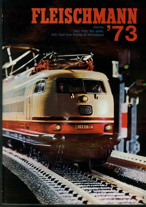 Fleischmann HO & N-Scale Electric Trains & Motor Racing Catalog 1973