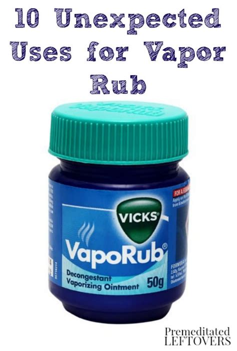 10 Unexpected Uses for Vapor Rub