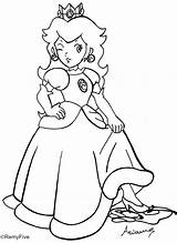 Princess Peach Coloring Pages To Download And Print For Free  sketch template