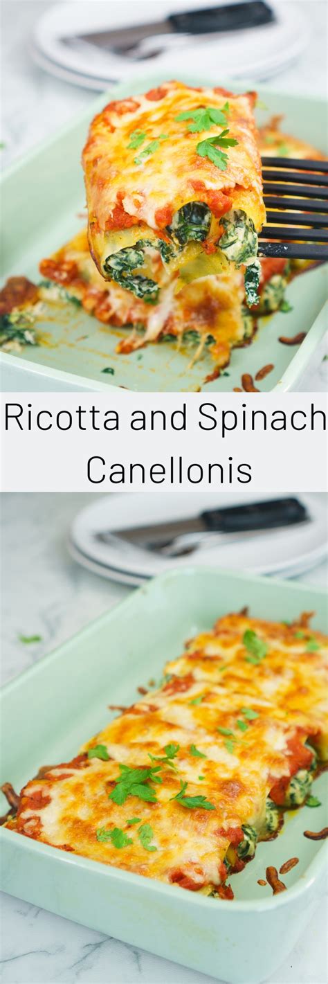 Spinach and Ricotta Cannelloni - The Cookware Geek