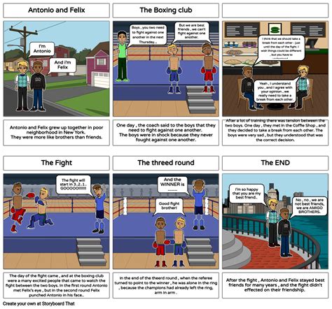 Amigo brothers Storyboard by 85e4aa15