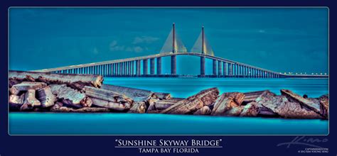 Sunshine Skyway Skyway Bridge Tampa Bay Florida