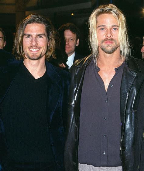 History of Cinema on Instagram: “Tom Cruise & Brad Pitt, 90s ...