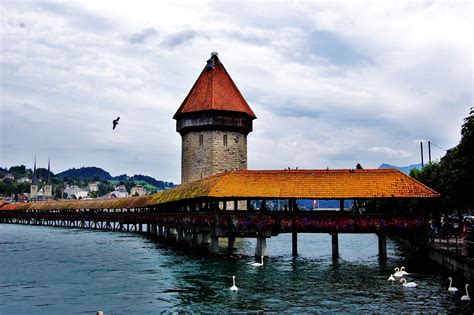 Chapel Bridge, Lake Lucerne, Switzerland | Lucerne, Lake, Switzerland