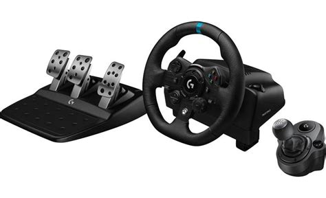 Logitech G G923 + Drive Force Shifter (Xbox®) Racing wheel, pedals, and ...