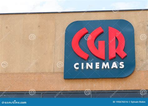 CGR Cinemas Logo and Sign of Cinema Largest French Operator in Number of Editorial Photo - Image ...